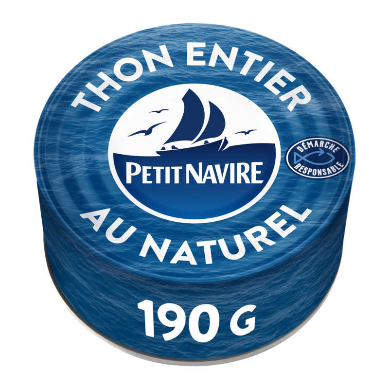 Petit Navire Thon Albacore Entier Au Naturel 140G