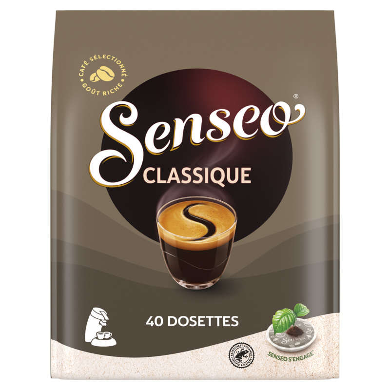 Senseo Café Classique x40 dosettes 277g