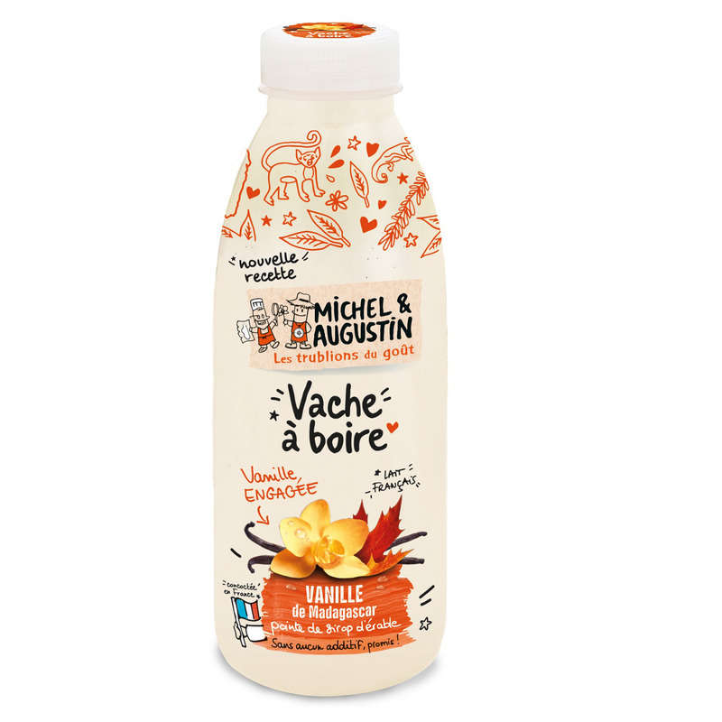 Michel et Augustin Vache à boire vanille érable 500ml