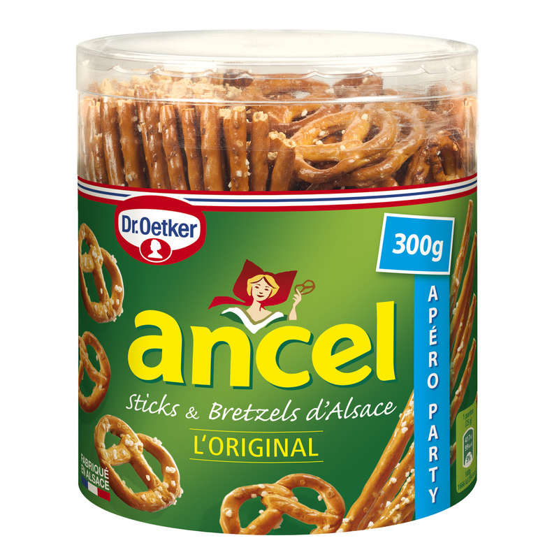 Ancel sticks & bretzels d'Alsace le pot de 300g