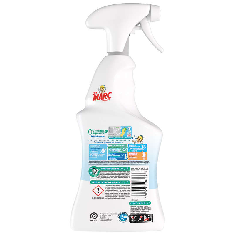 St Marc Spray nettoyant désinfectant 500ml