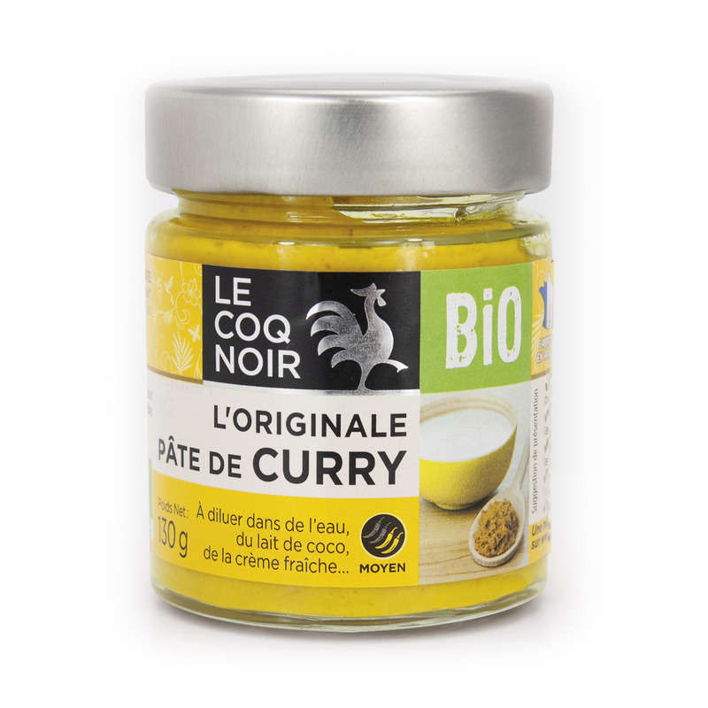 Le Coq Noir L'Originale-Pate De Curry Biologique Lcn Bio 130G