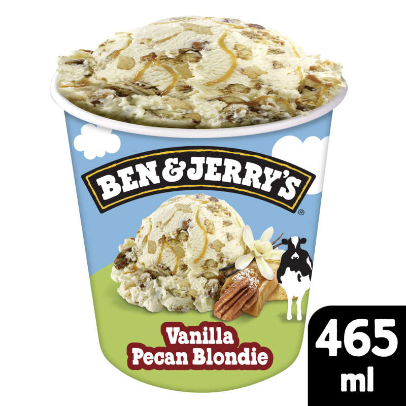 Ben & Jerry's Glace en Pot Vanille Pecan Blondie 414g