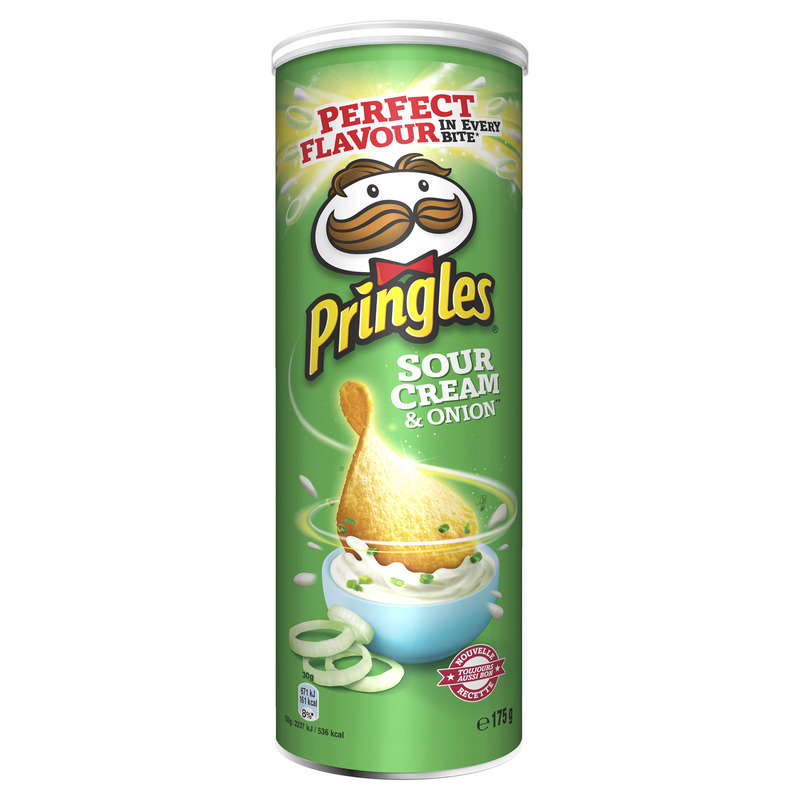 Pringles Chips Tuiles Crème et Oignon 175g