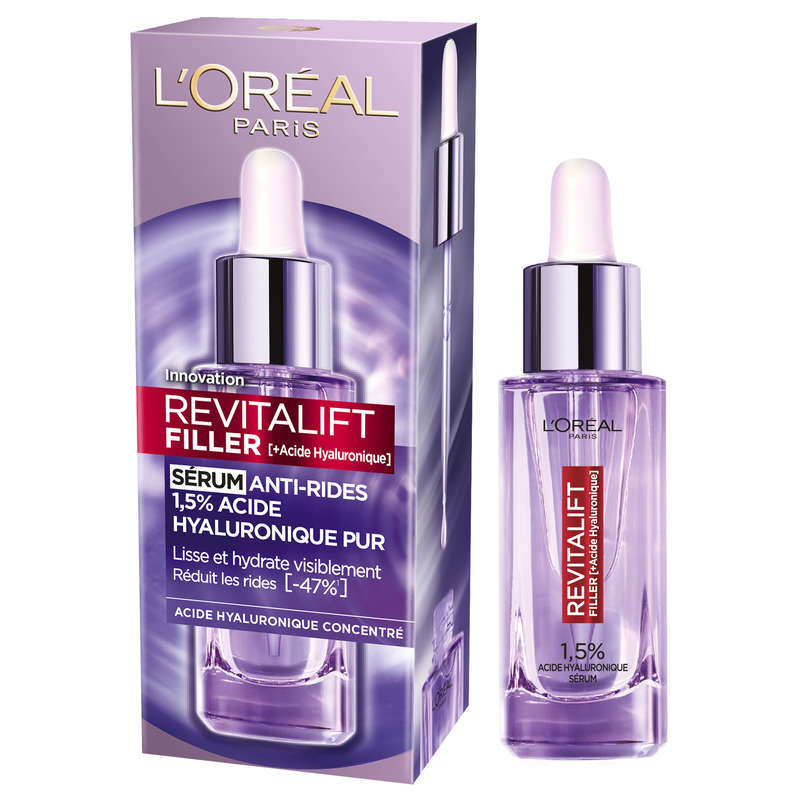 L'Oréal Paris Sérum Anti-Rides Acide Hyaluronique Revitalift Filler 30ml