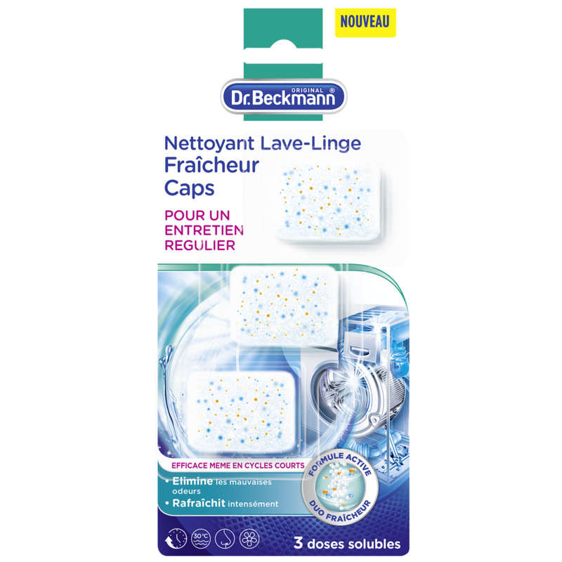 Docteur Beckmann Dr Beckmann Nettoyant Lave-Linge Fraicheur Caps X3