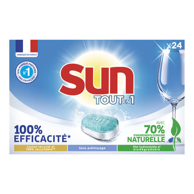 Sun Tablettes Lave-Vaisselle Tout En 1 Classic x24