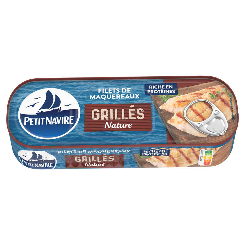 Petit Navire Filet De Maquereaux Grillés Nature 110G