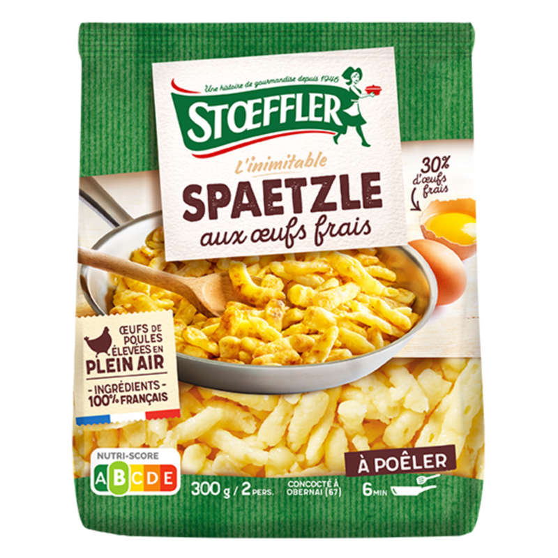 Stoeffler Pâtes Fraîches Spaetzle à Poêler 300g