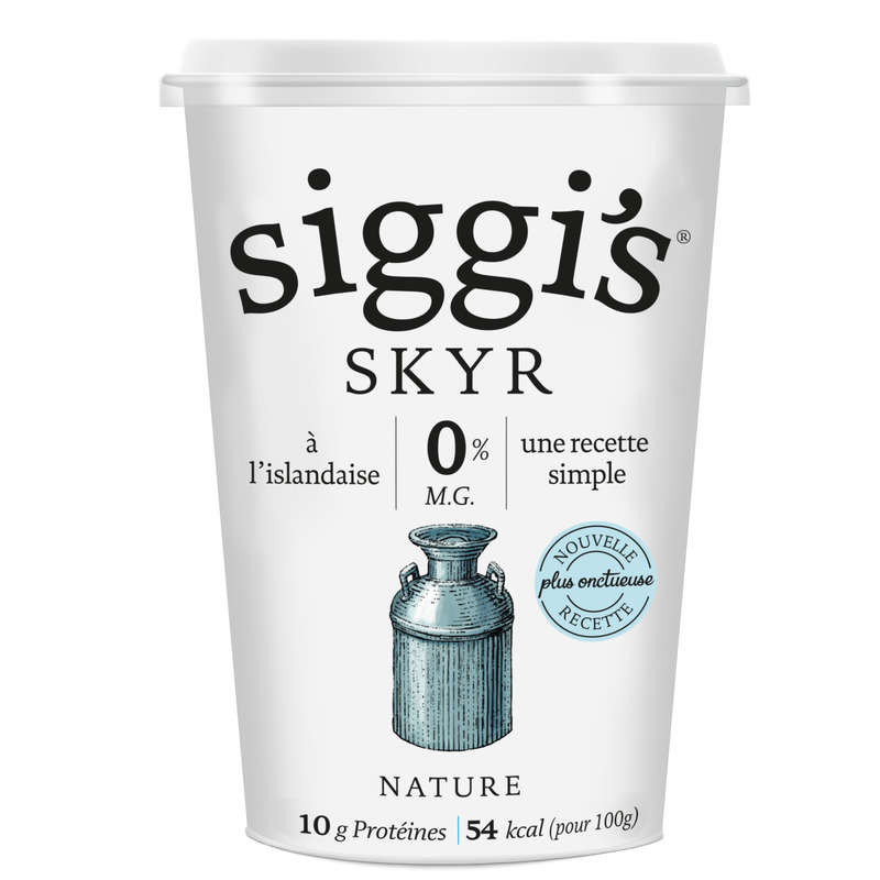 SIGGI'S Yaourt Skyr 0% de MG nature 1 x 450g