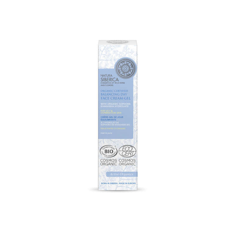 Natura Siberica Crème Gel de Jour Bio Equilibrante Peaux Mixtes Ou Grasses Au Sophora de Khakassie 50ml