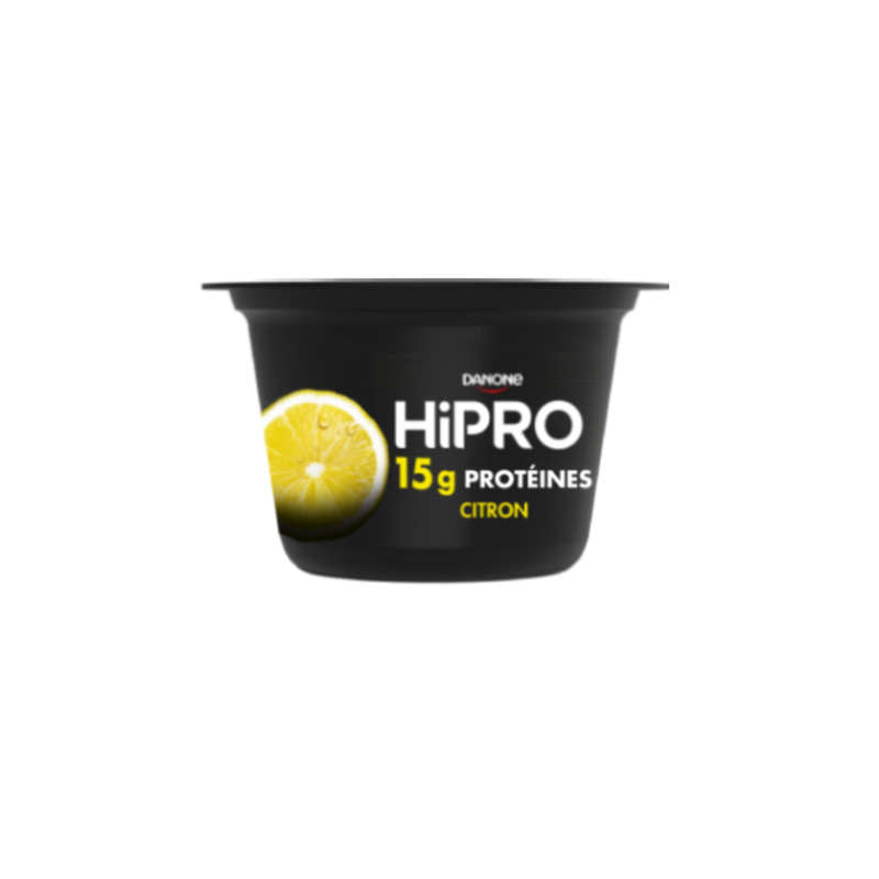 Hipro Yaourt citron protéiné 0%MG 2x160g