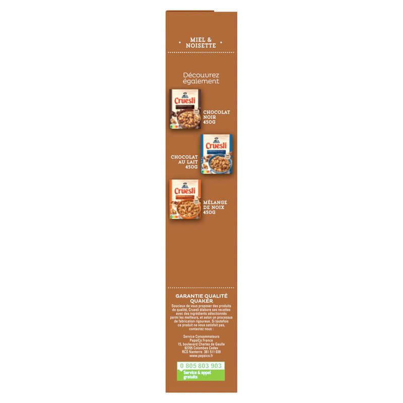 Quaker Cruesli Miel Noiset 450G