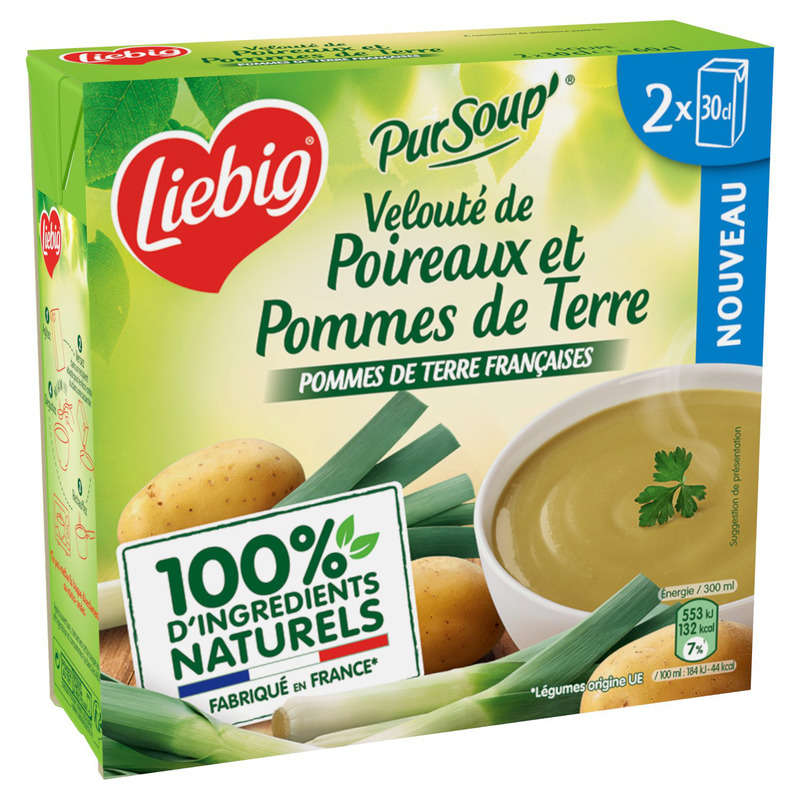 Liebig PurSoup' Velouté de Poireaux et Pommes de terre 2 x 30 cl