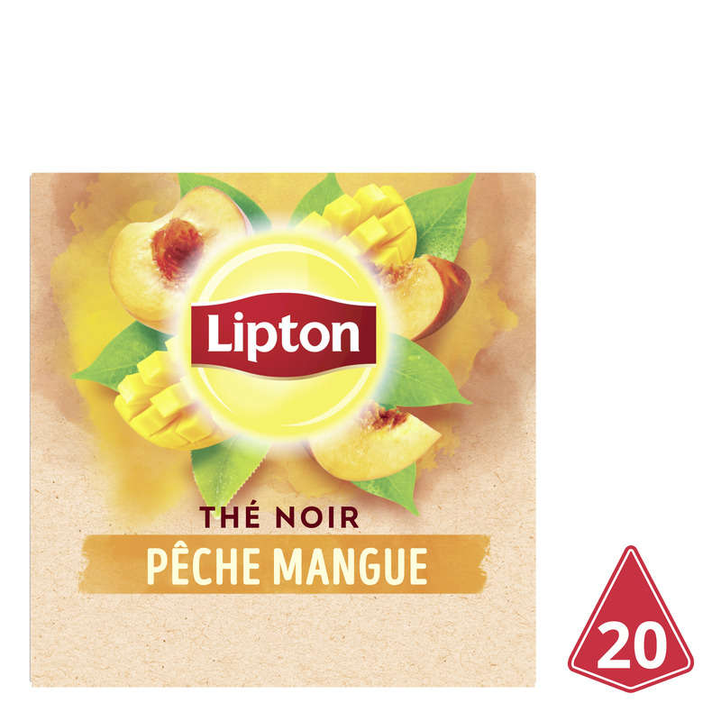 Lipton Thé Pêche Mangue 20 Sachets