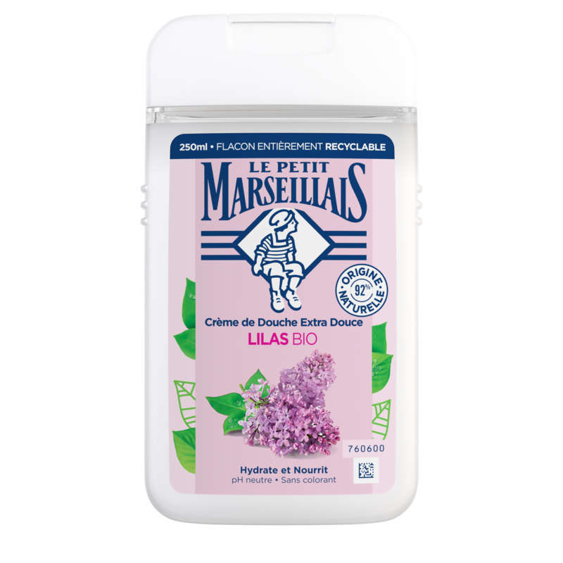 Le Petit Marseillais Gel Douche Crème Extra Doux Lilas 250ml