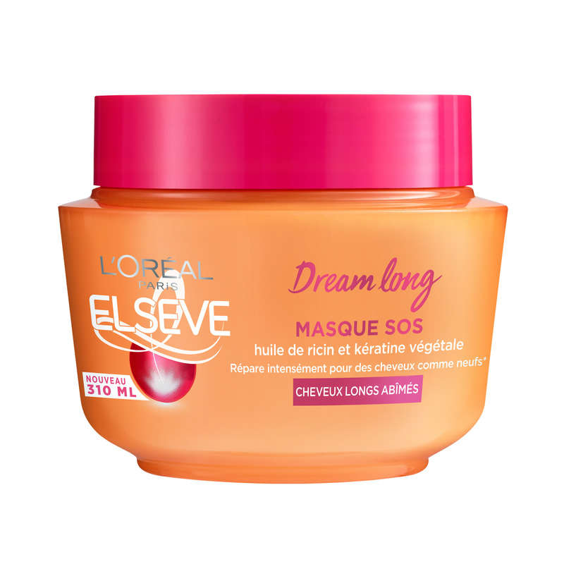 Elseve Masque SOS Réparateur Cheveux Long Abîmés Dream Long 310ml