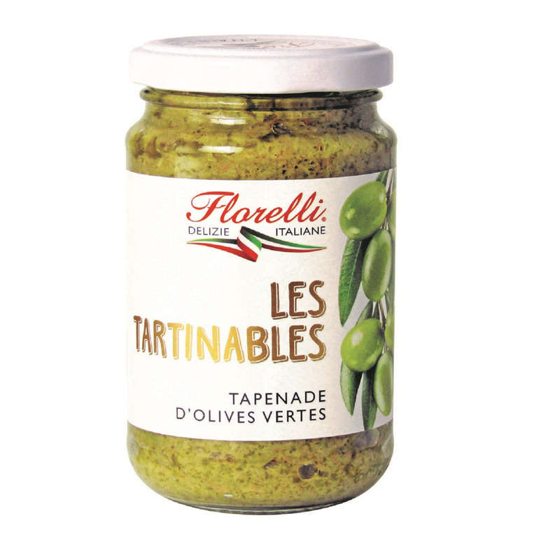 Florelli Tapenade d'Olives Vertes 190g