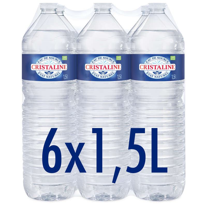 Cristaline Eau de Source 6x1.5L