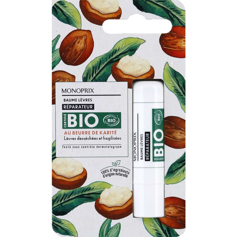 Monoprix BIO Baume Lèvres Karité 4,8g