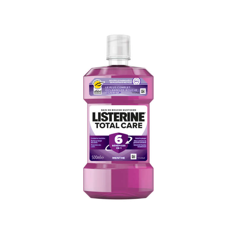 Listerine Bain de Bouche Total Care 6 en1 500ml