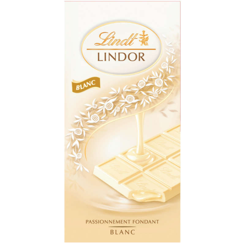 Lindt Lindor Chocolat Blanc 100G