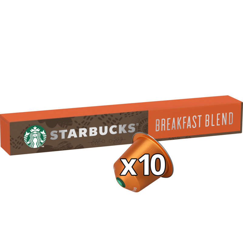 Statbucks Breakfast Blend Capsules par Nespresso x10