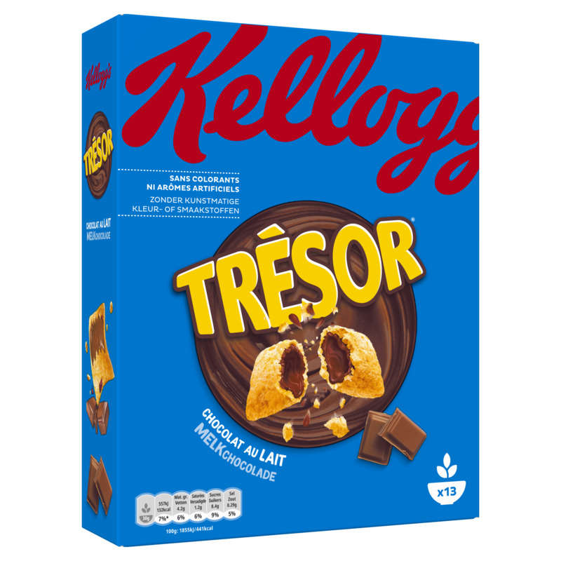 Kellogg's Céréales Trésor Chocolat au lait 410g