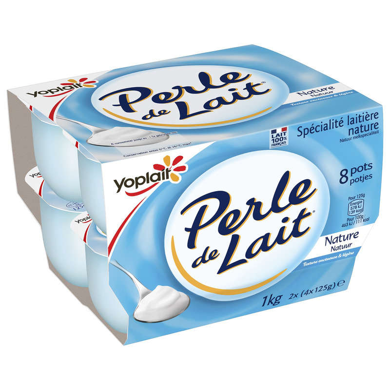 Yoplait Perle de Lait 8x125g