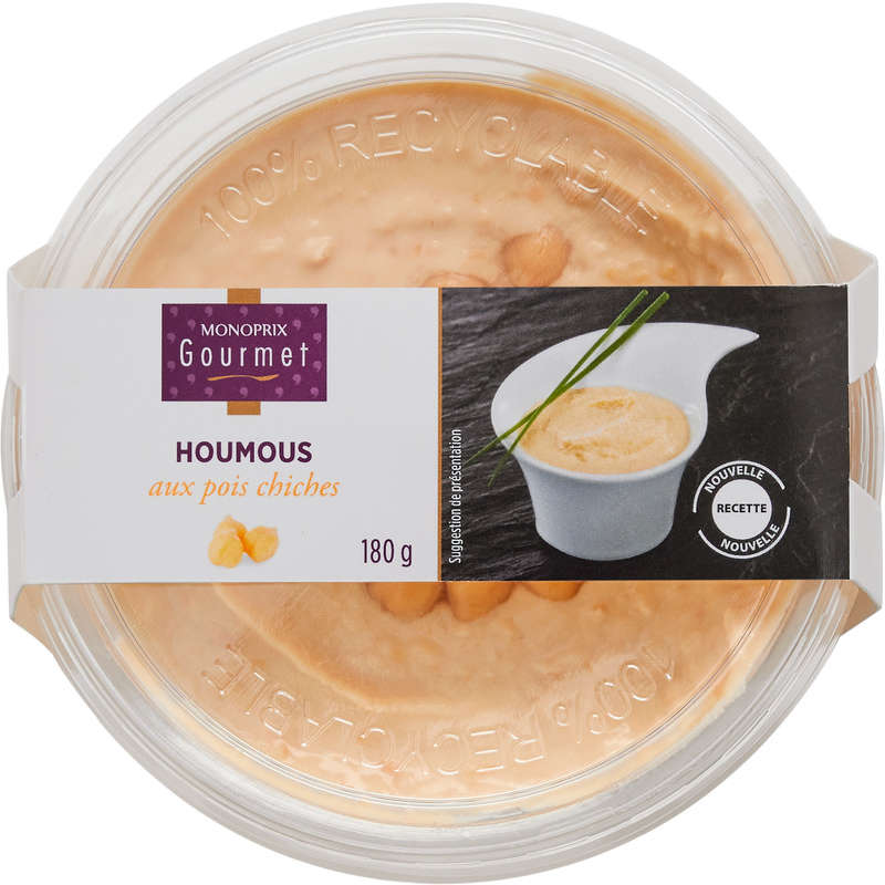 Monoprix Gourmet Houmous au Pois Chiche 180g