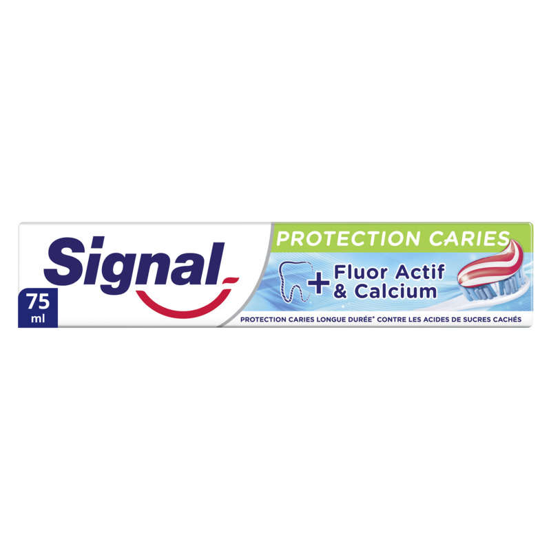 Signal Dentifrice Protection Caries calcium& fluor actifs 75ml