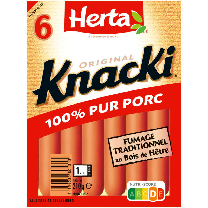 Herta Knacki Original x6 210g