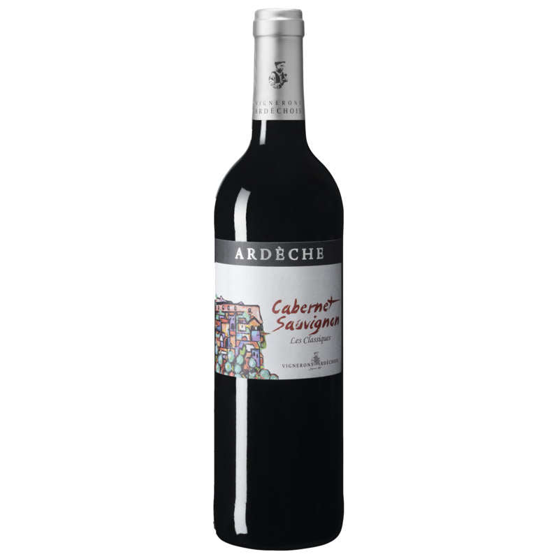 Vignerons Ardéchois Les Classiques Cabernet Sauvignon Rouge 75cl