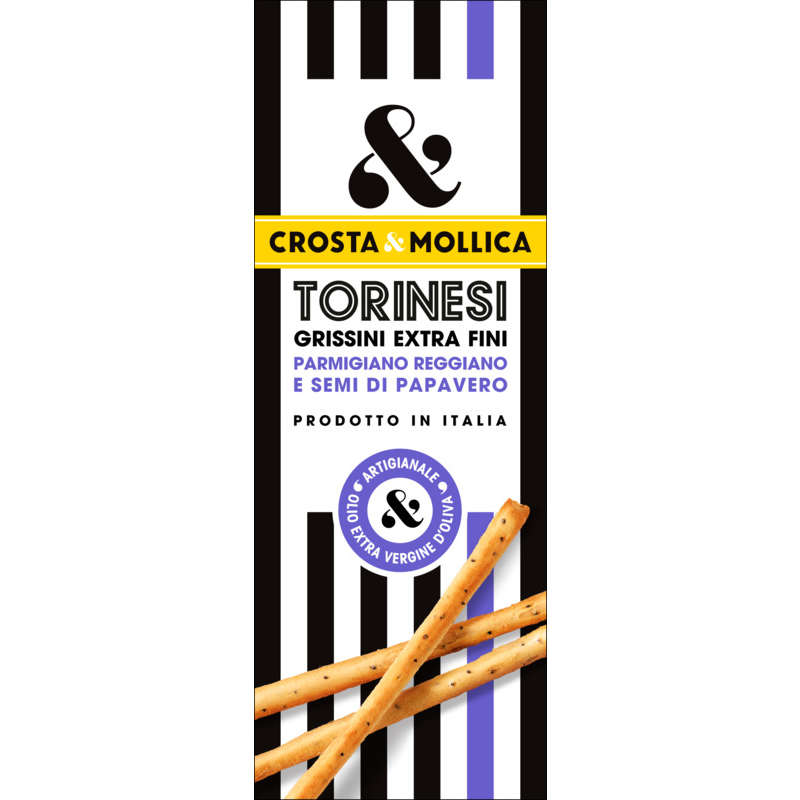 Crosta Mollica Torinesi Parmigiano 120g