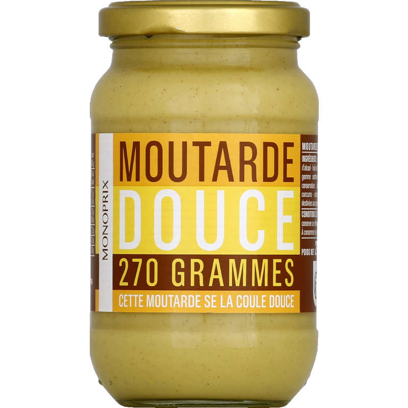 Monoprix Moutarde Douce 270g