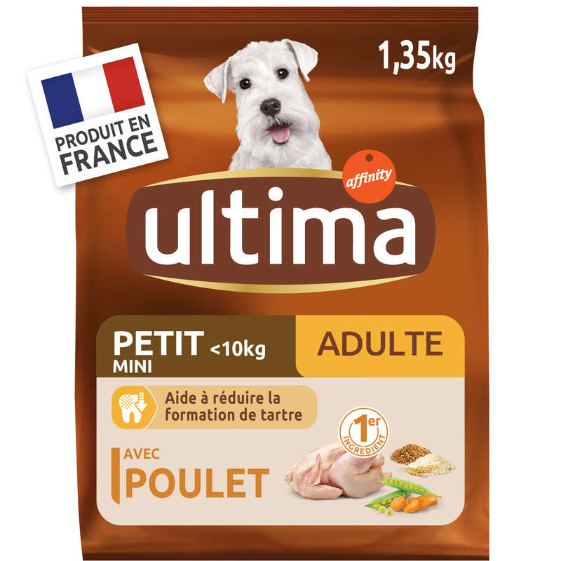 Ultima Croquettes Chien Mini Adulte Poulet 1,35kg