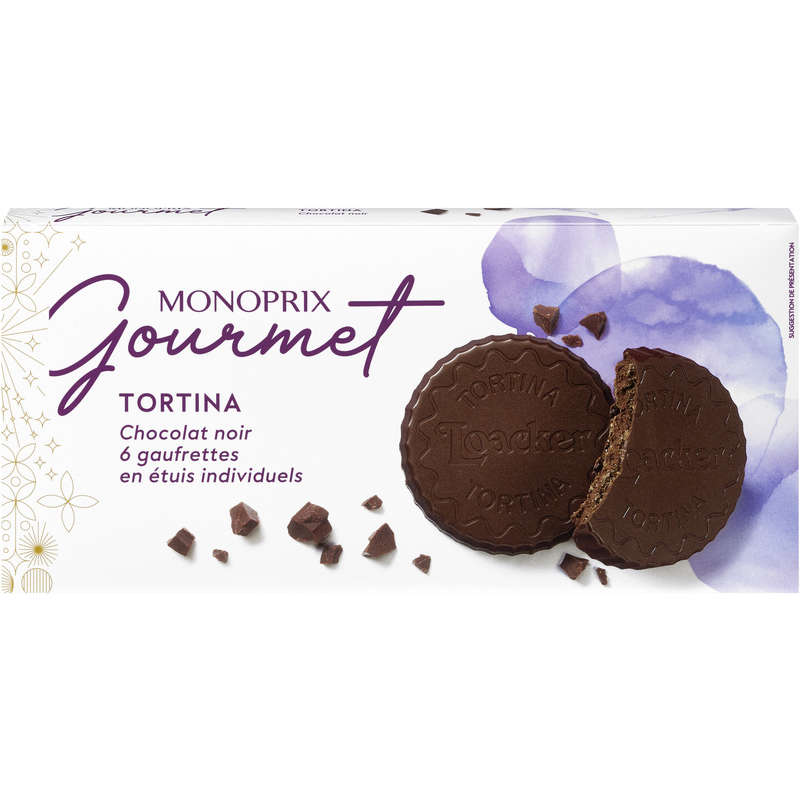 Monoprix Gourmet tortina chocolat noir 126g