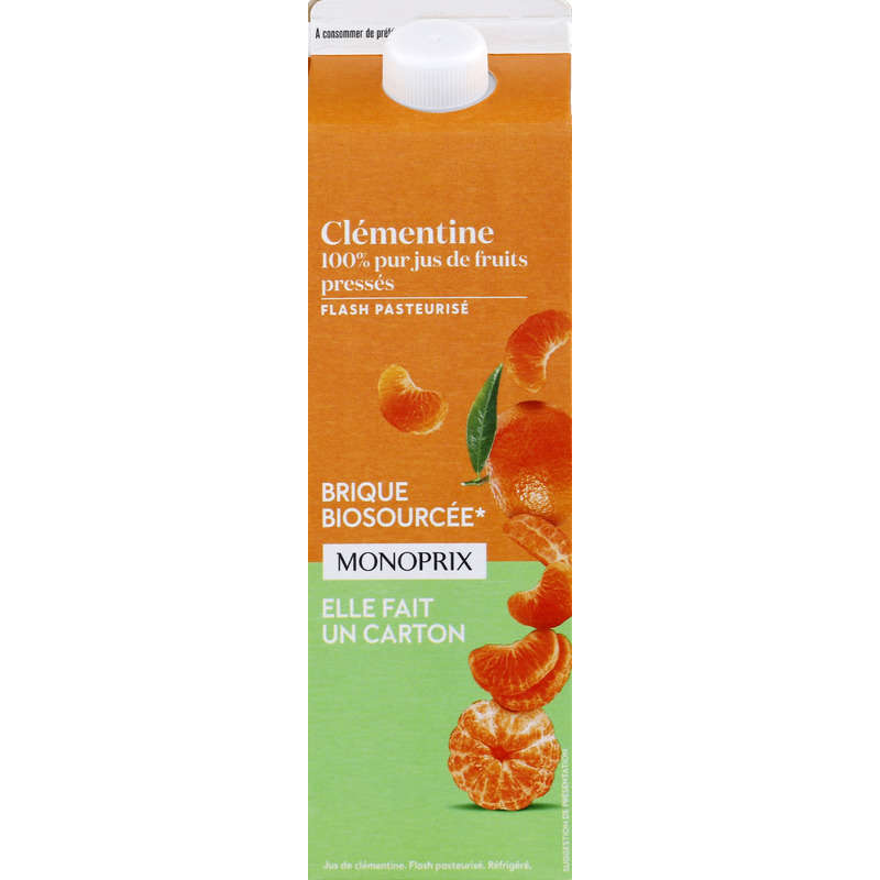 Monoprix jus de clémentine 1L