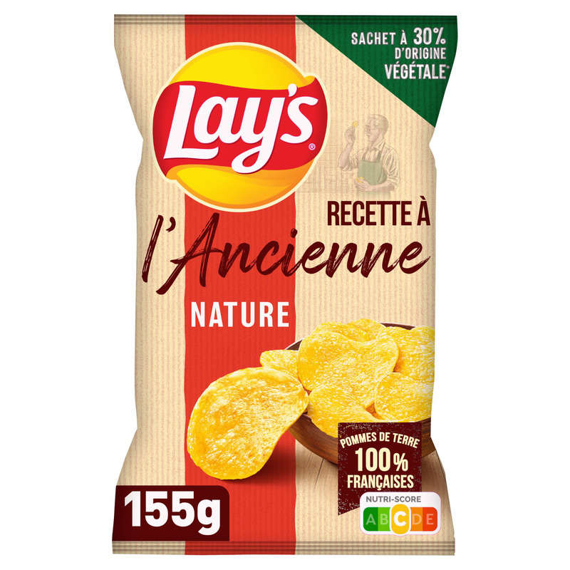 Lay's recette à l'ancienne nature 155g