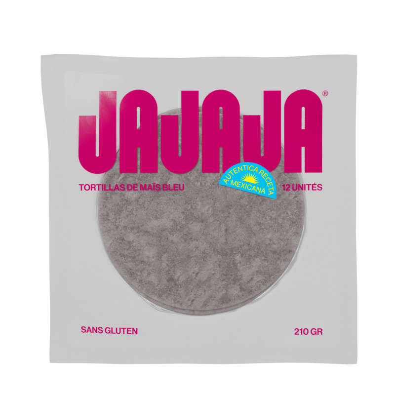 Jajaja tortillas de maïs bleu sans gluten 210 g