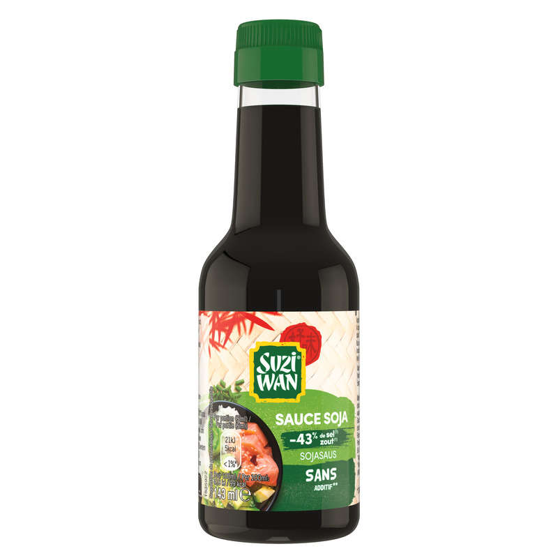 Suziwan sauce soja allégée en sel 143ml