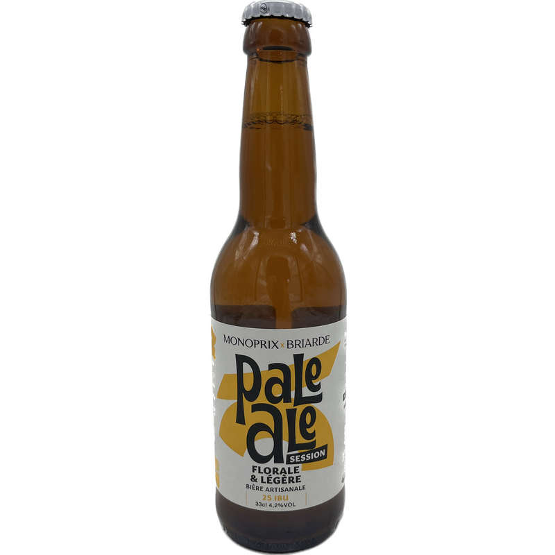 Monoprix x briarde bière session pale ale 33cl