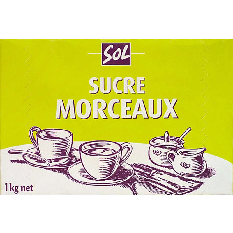 Sol sucre en morceaux 1kg