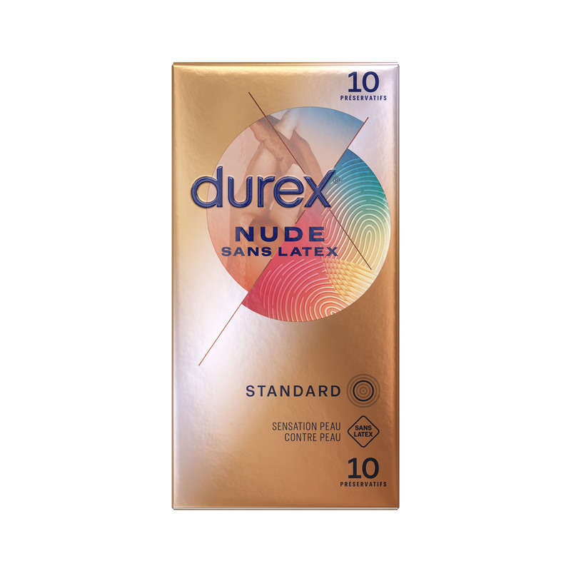 Durex nude sans latex x10