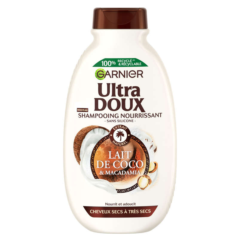 Garnier ultra doux shampoing lait de coco 300ml