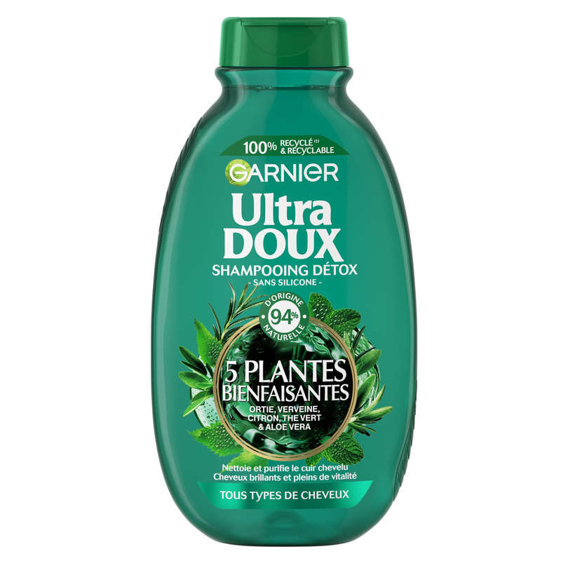 Garnier ultra doux shampoing 5 plantes 300ml