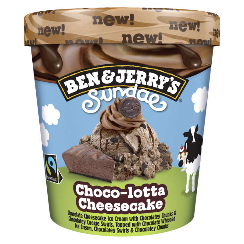 Ben & Jerry's sundae choco-lotta cheesecake 427 ml