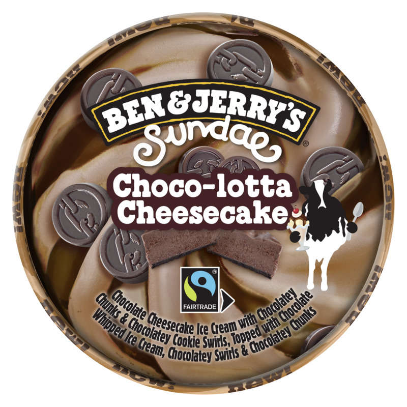 Ben & Jerry's sundae choco-lotta cheesecake 427 ml