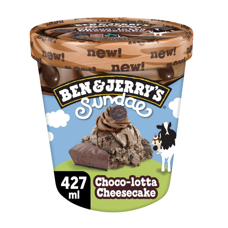 Ben & Jerry's sundae choco-lotta cheesecake 427 ml