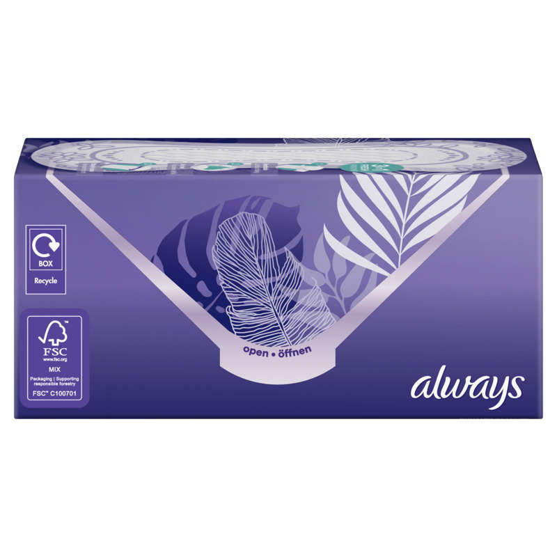 Always daily fresh normal, 0% de parfum 30 unités